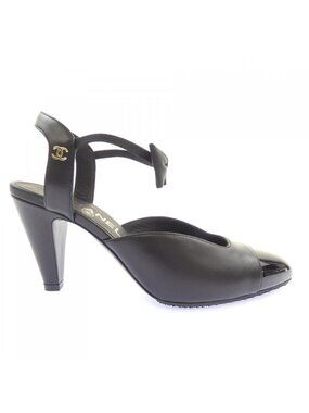 Chanel Pumps Heel Black